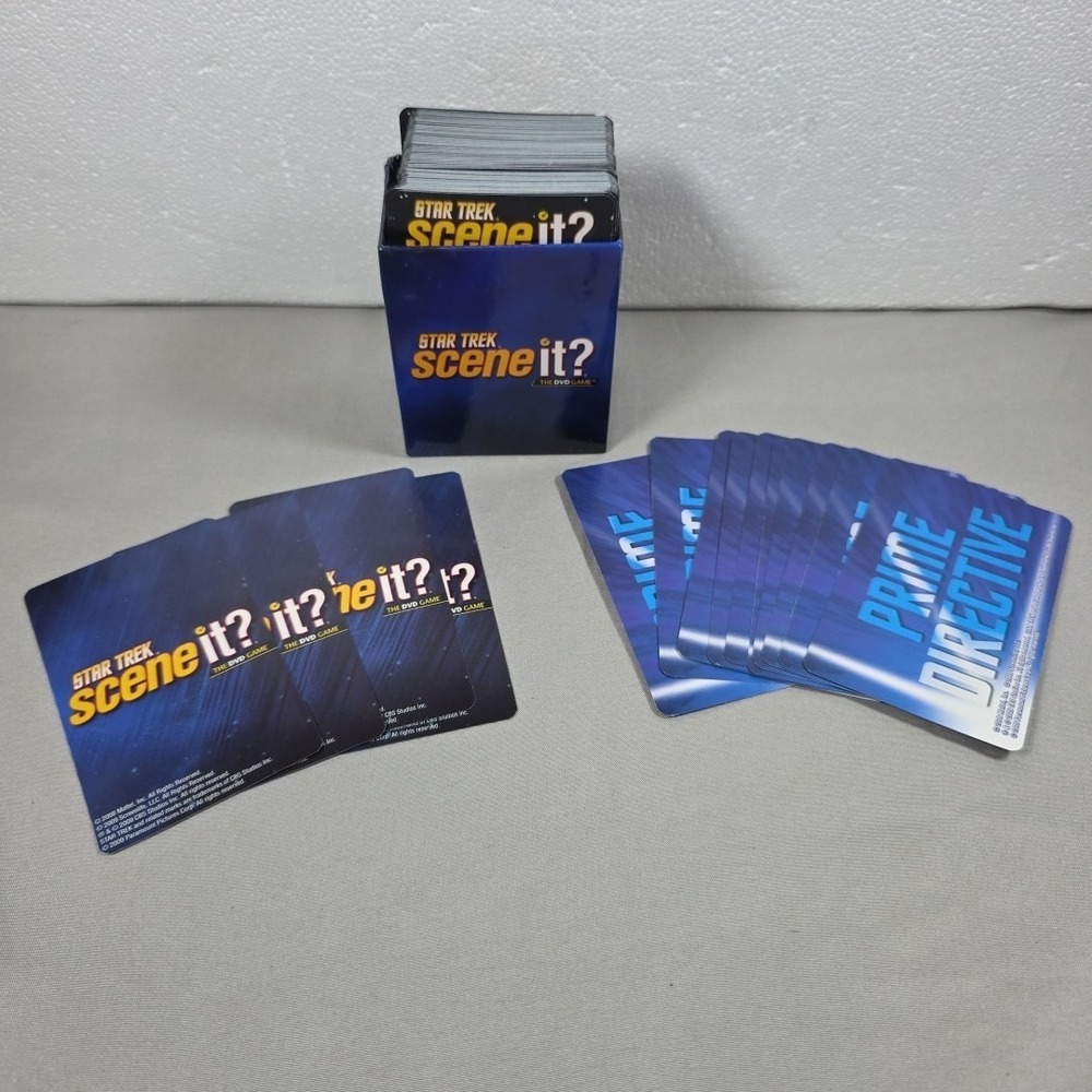 STAR TREK SCENE IT? The DVD Game REPLACEMENT PARTS ONLY, ALL GAME CARDS